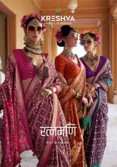 RATNAMANI BY KRESHVA DESIGNER SAREES WHOLESALER IN INDIA